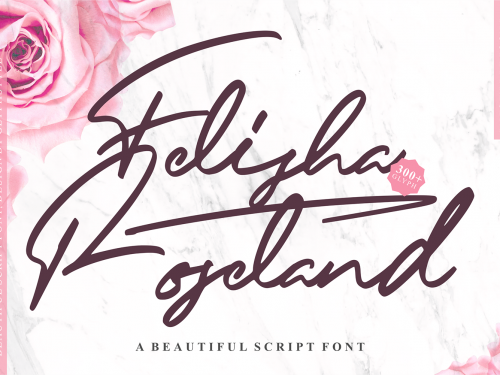 Felisha Roseland Free Font