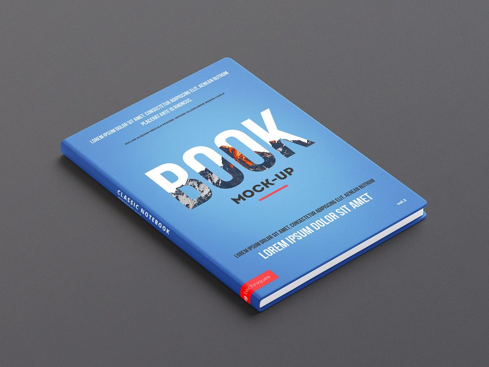 Free Hardcover Book Mockup