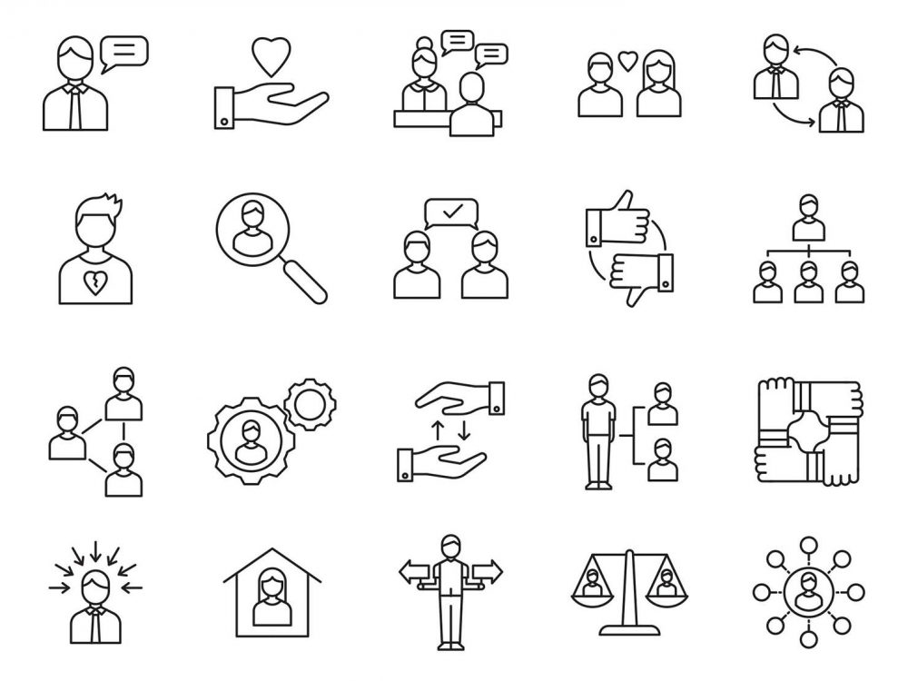 Human Relation Vector Icons