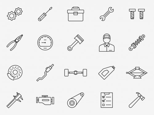 Mechanic Vector Icons