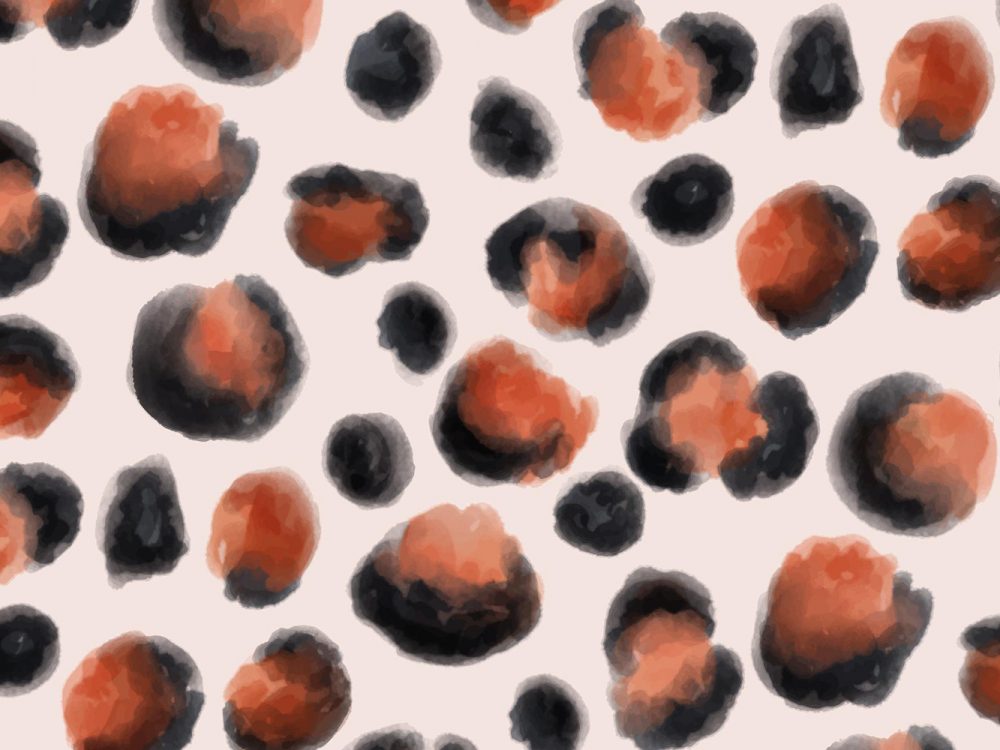 Watercolor Animal Print Free Pattern