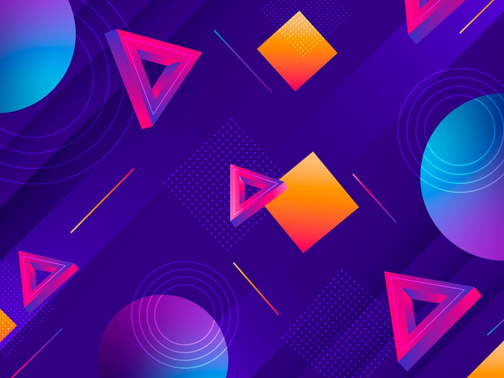 Abstract Geometric Shapes Background