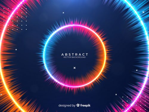 Abstract Geometric Shapes Background