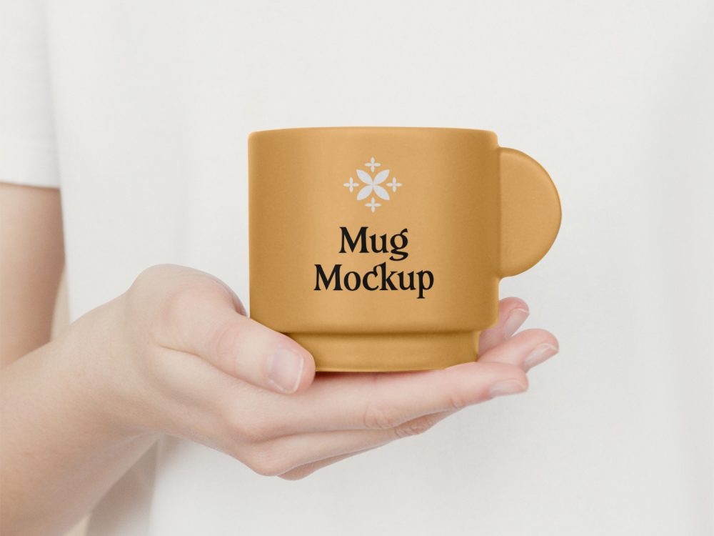 Ceramic Mug PSD Mockup