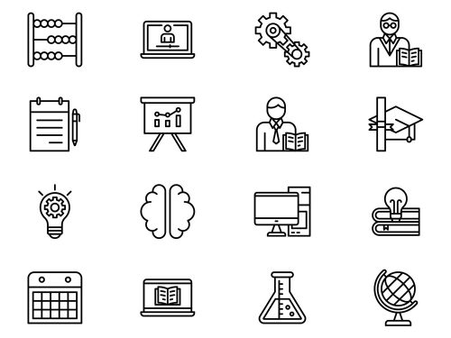 College Vector Icons