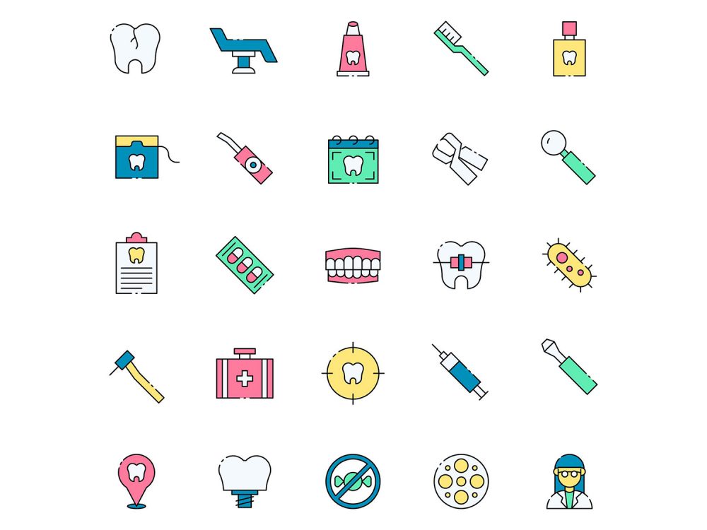 Dentist Vector Icons