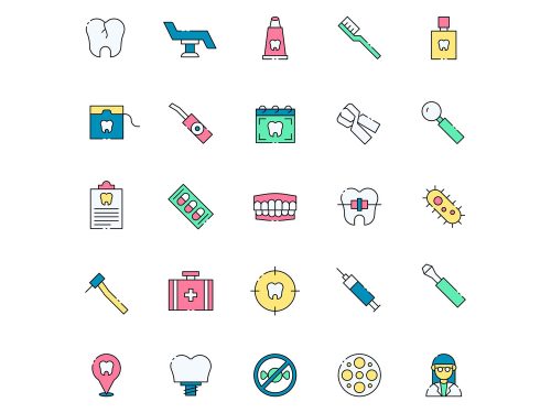 Dentist Vector Icons
