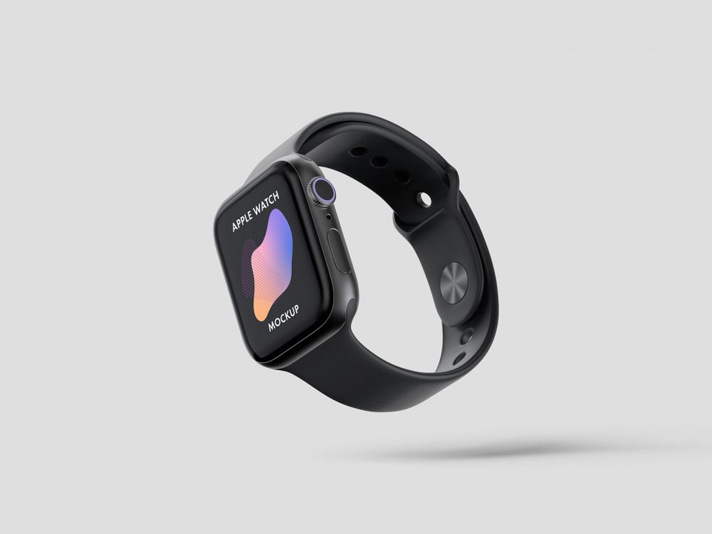 Free Apple Watch PSD Mockup Set