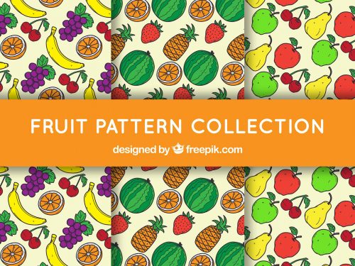 Free Fruit Vector Pattern
