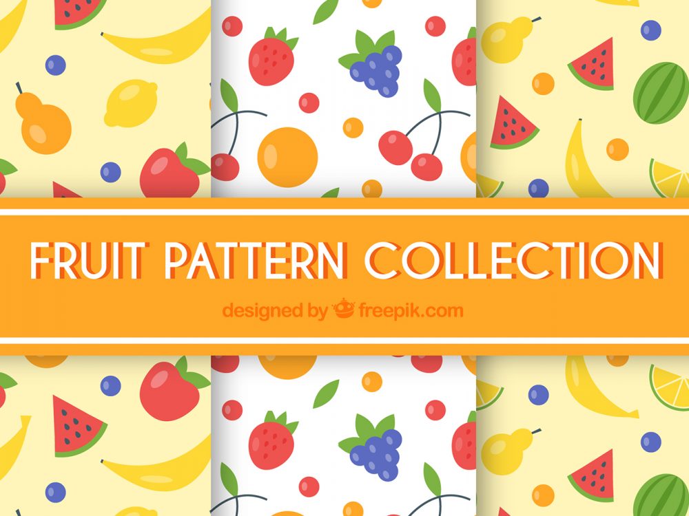 Free Fruit Vector Pattern