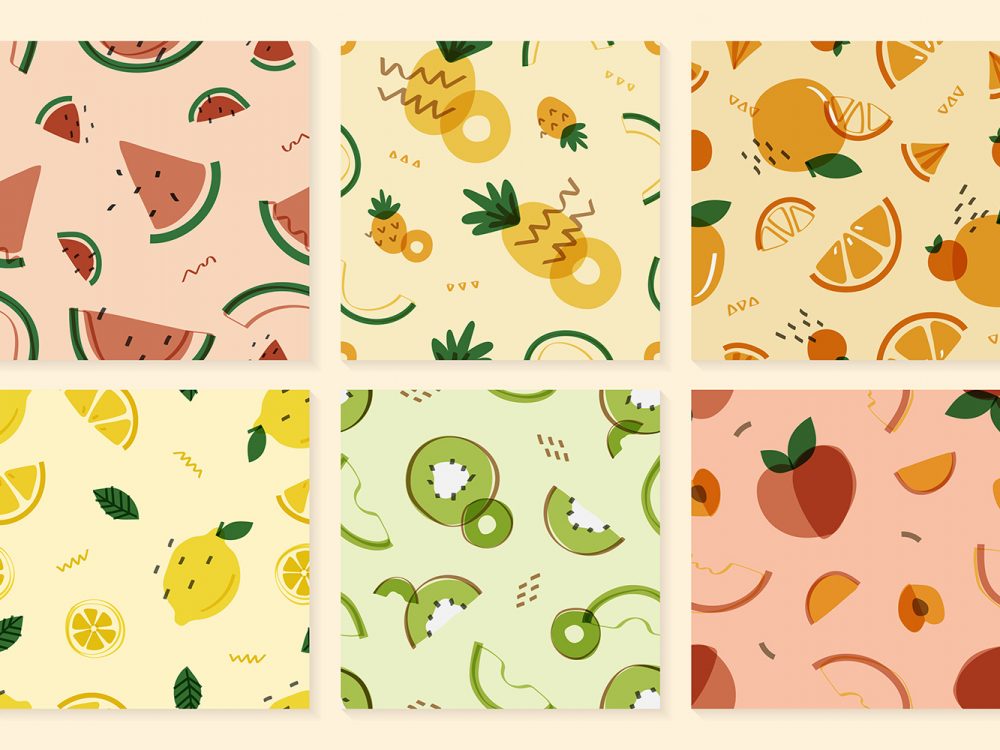 Free Fruit Vector Pattern