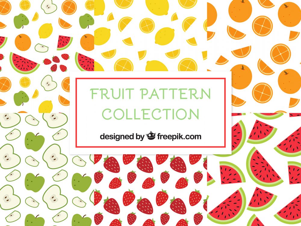 Free Fruit Vector Pattern
