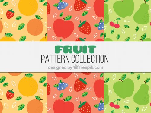 Free Fruit Vector Pattern