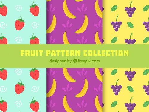 Free Fruit Vector Pattern