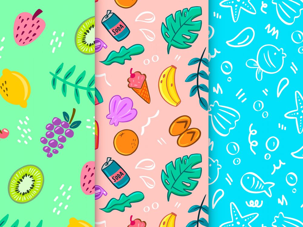 Free Fruit Vector Pattern