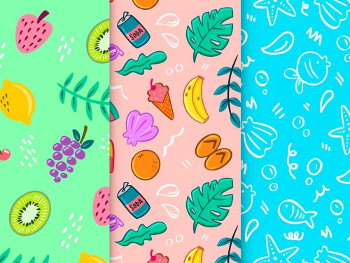 Free Fruit Vector Pattern