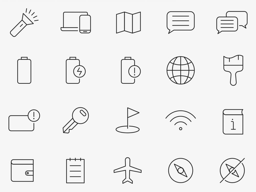 Free Interface Vector Icons