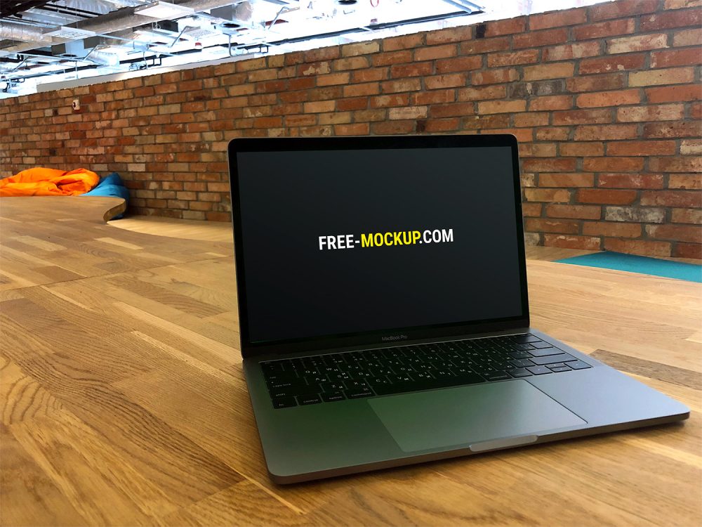 Free MacBook Pro Mockups in Office