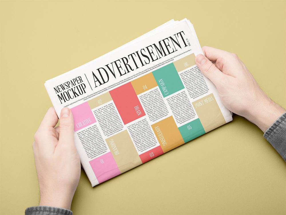 Free Newspaper Mockup PSD