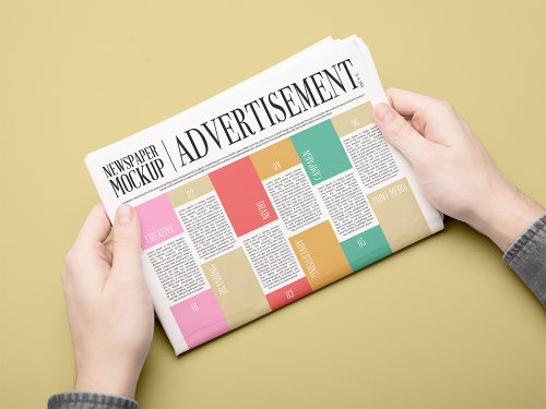 Free Newspaper Mockup PSD