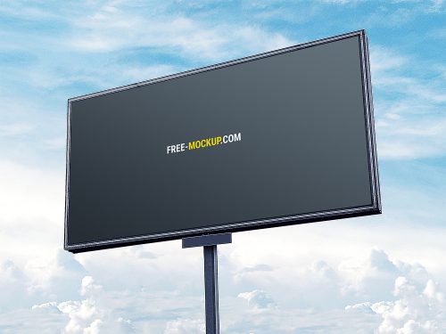 Free Outdoor Billboard Mockup
