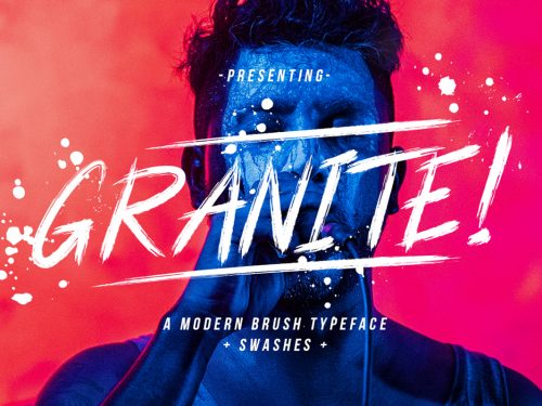 Granite Brush Free Font