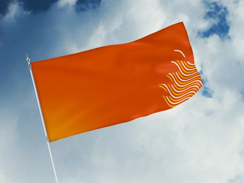 Mockup Flag Free PSD