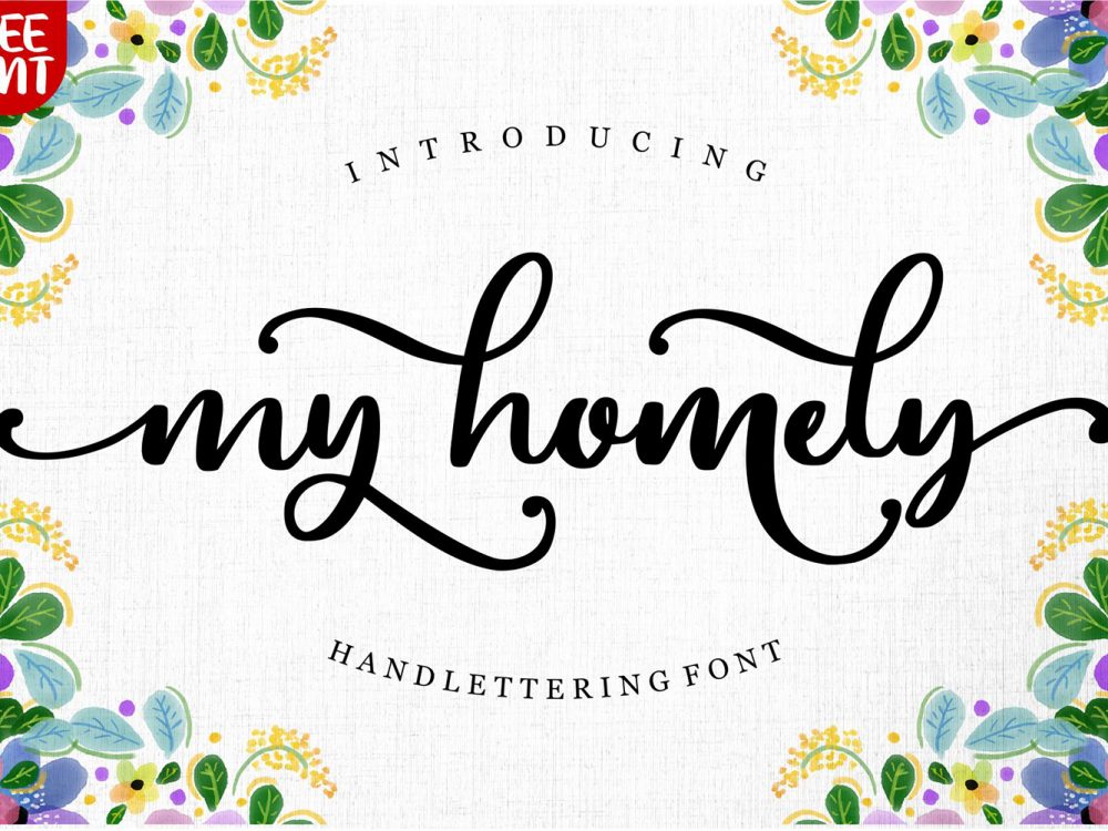 My Homely Free Font