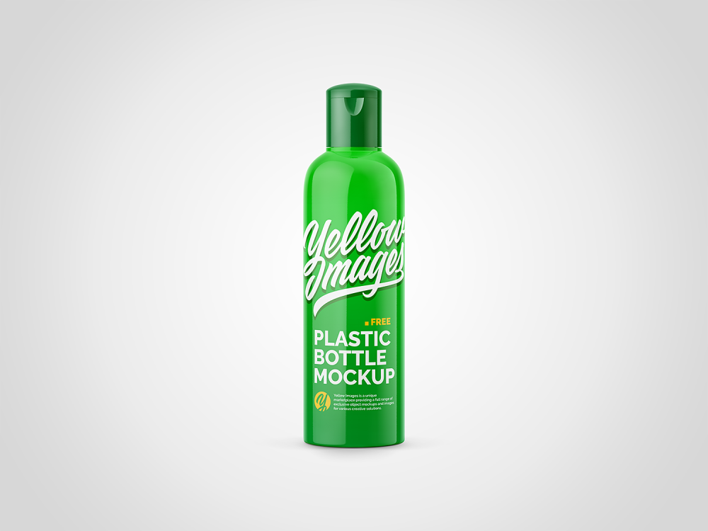 Plastic Bottle Free Mockup