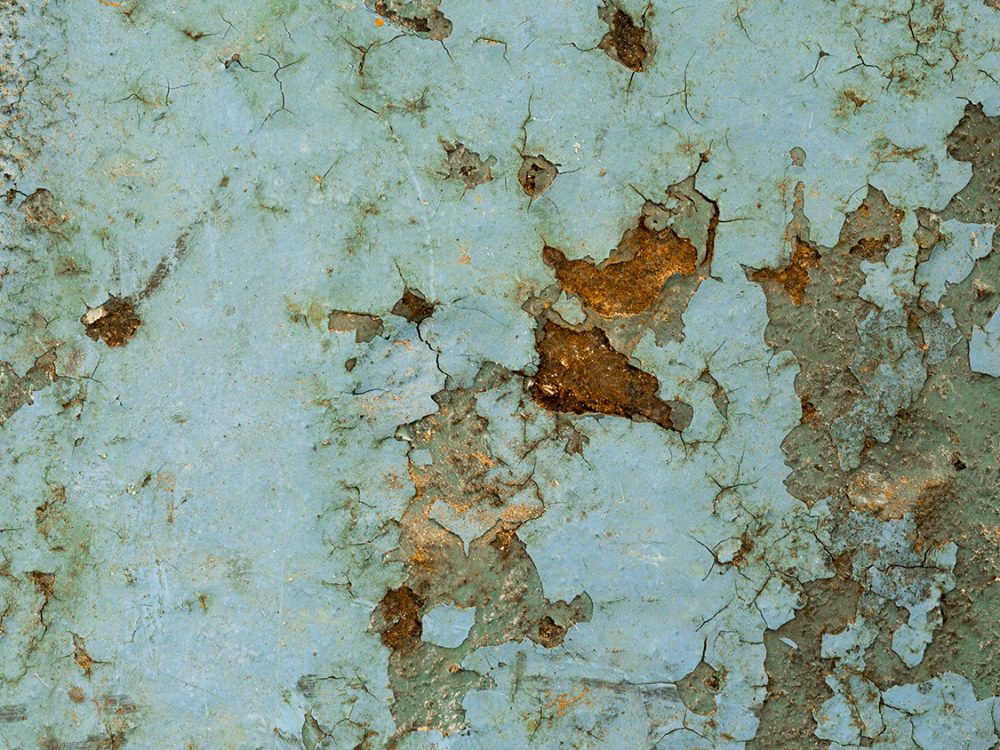 Rusty Blue Metallic Texture