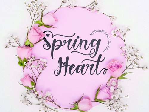 Spring Heart Free Font
