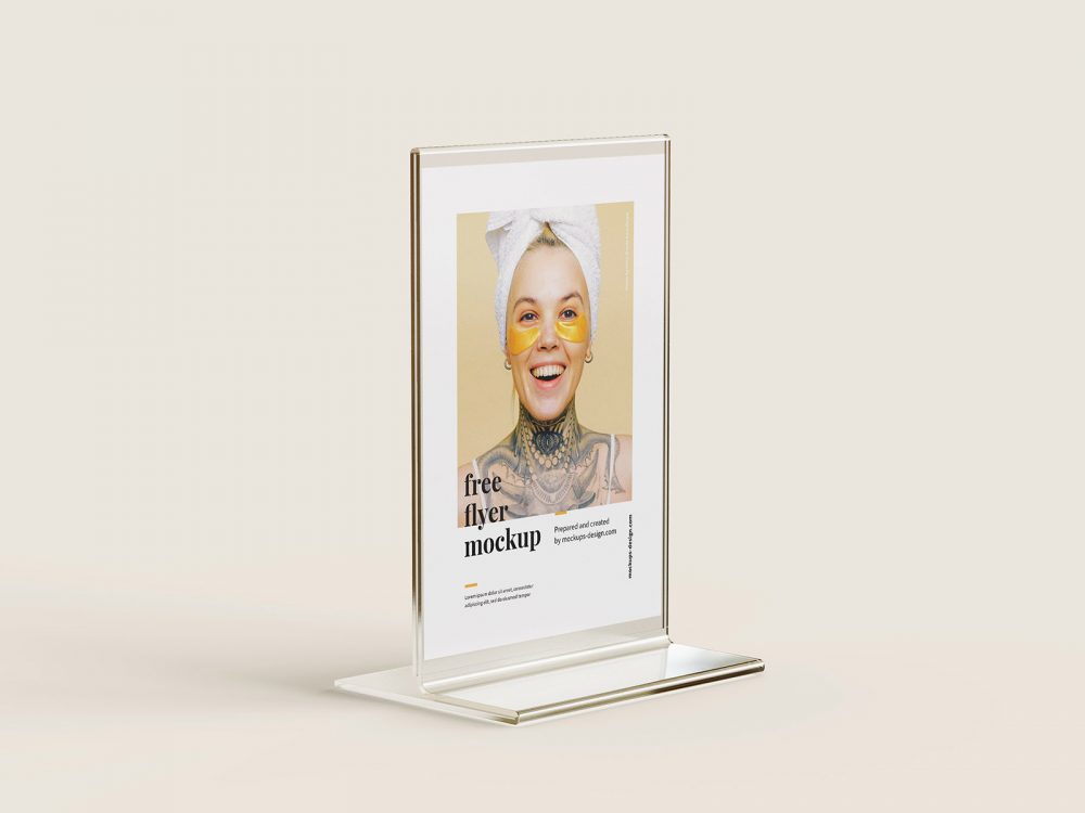 Table Tent Branding Free Mockup