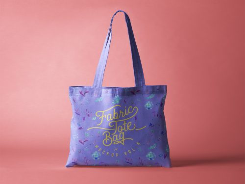 Tote Bag Fabric Mockup