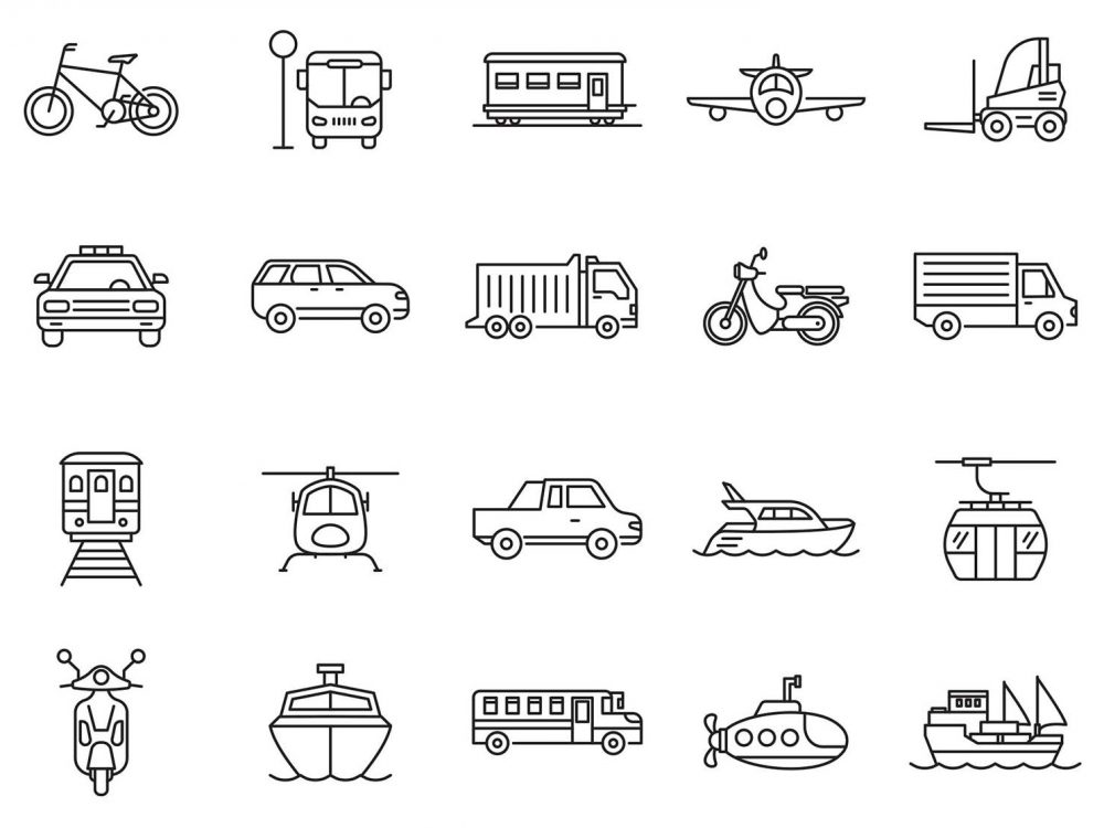 Transportation Vector Icons