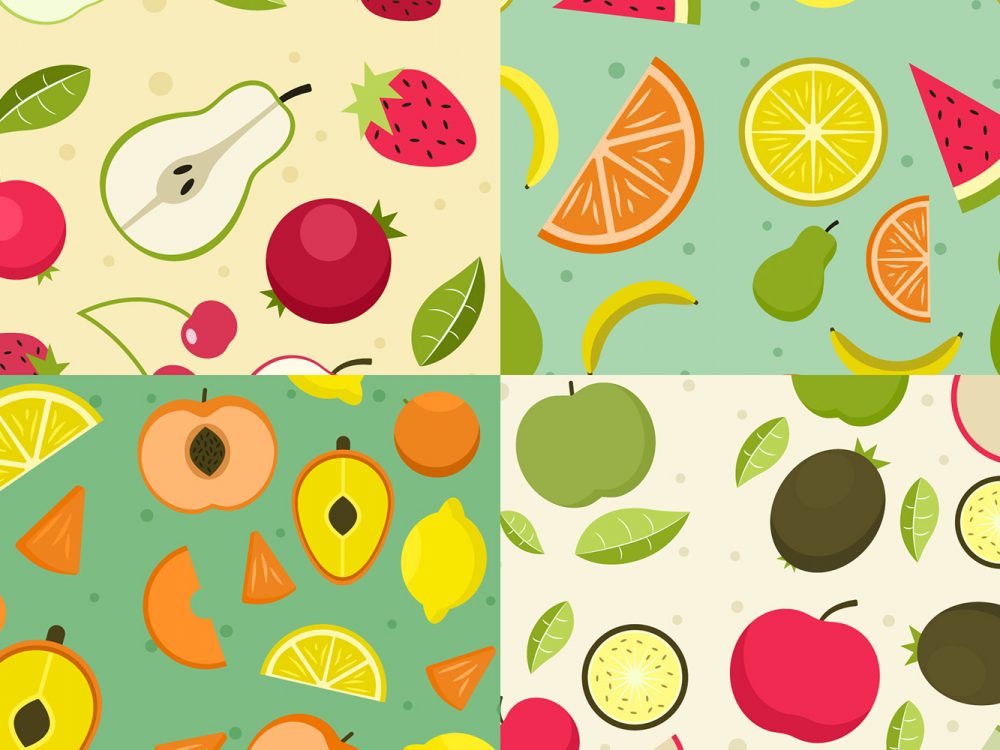 Free Fruit Vector Pattern