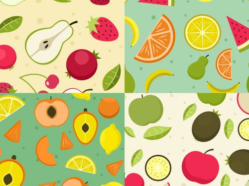 Free Fruit Vector Pattern
