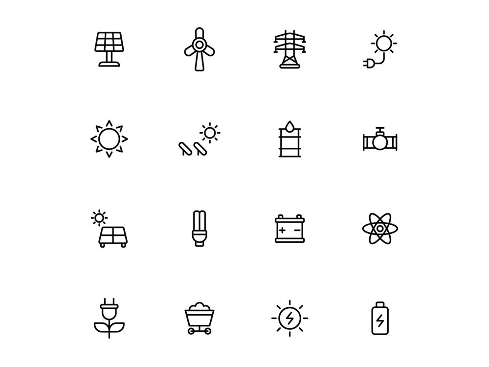 Energy Vector Icons
