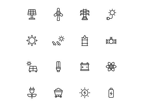 Energy Vector Icons