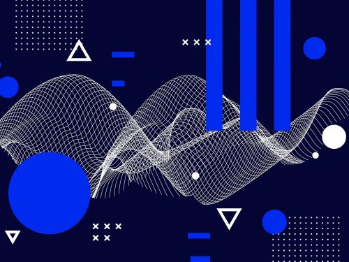 Abstract Geometric Shapes Background