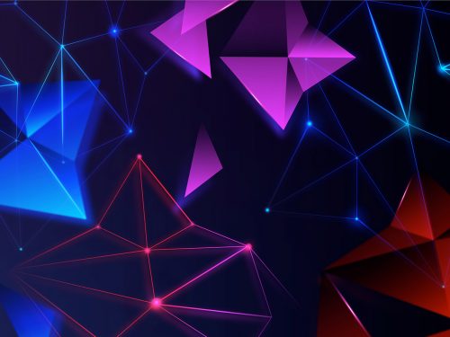 Abstract Geometric Shapes Background