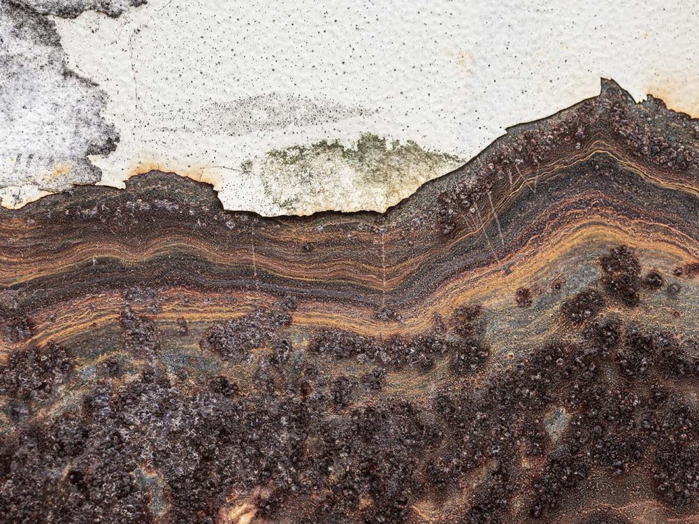 Abstract Metallic Surface Texture