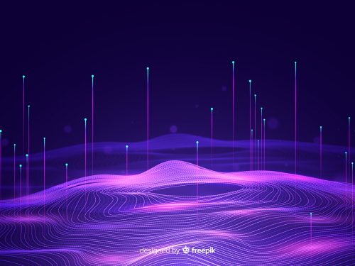 Abstract Neon Lights Background