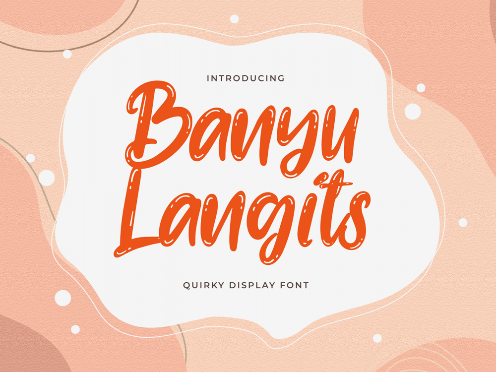 Banyu Langits Free Font