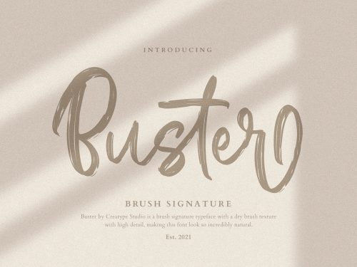 Buster Brush Free Font