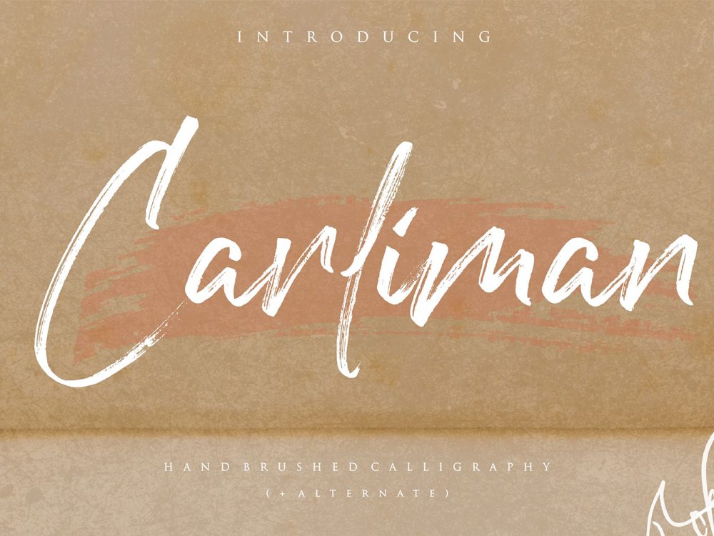Carliman Free Font
