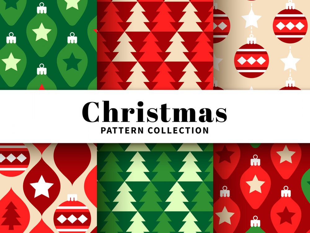 Christmas Decorative Seamless Patterns