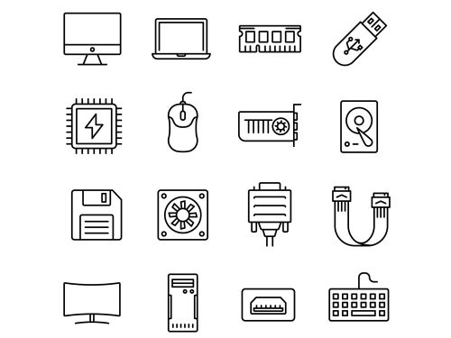 Computer Hardware Icons