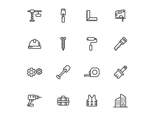 Construction Tools Icons