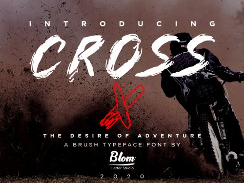 Cross X Free Font