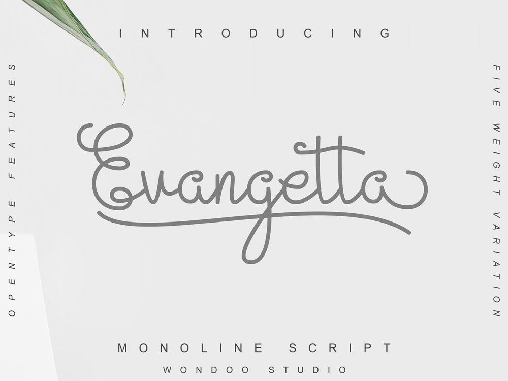 Evangetta Free Font